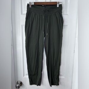 Lululemon Dance Studio Pants Crop‎ Olive Green Size 4